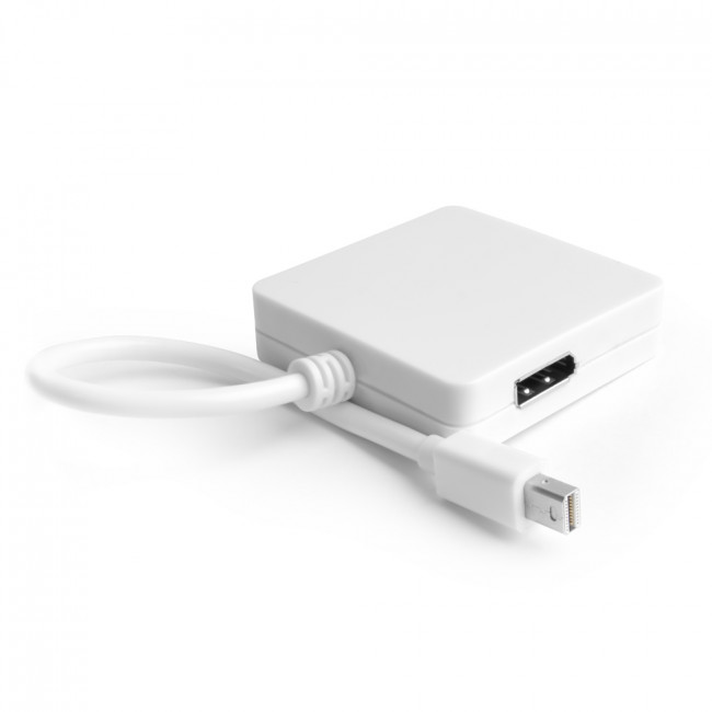 Greenconnect Адаптер-переходник Apple mini DisplayPort 20M > DisplayPort 20F/HDMI 19F/DVI 25+4F, GCR-MDP2DHD Greenconnect Apple mini DisplayPort 20M > DisplayPort 20F/HDMI 19F/DVI 25+4F