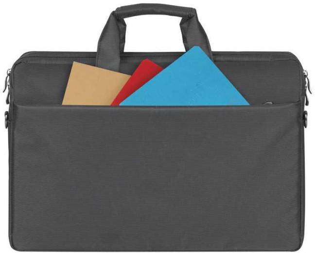 Сумка для ноутбука 17.3" Riva 8257 BLACK — для бизнеса и офиса