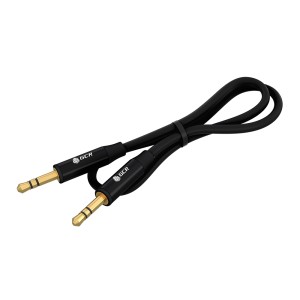 GCR Кабель 2.0m аудио jack 3.5mm/jack 3.5mm черный, GOLD, AL case черный, M/M, GCR-54761 Greenconnect GCR-54761