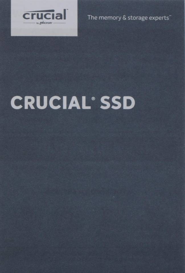 Накопитель SSD Crucial CT500T500SSD8 — для бизнеса и офиса