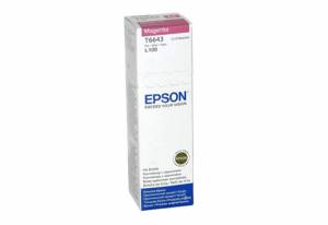 Чернила Epson L100/110/200/210/300/355/550/555 (O) C13T66434A/C13T664398, magenta, 70ml