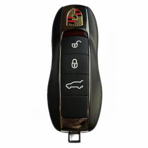 Ключ смарт PORSCHE ID49 PCF7945P 315 MHz ASK с Keyless (3 кнопки) + вставка HU66