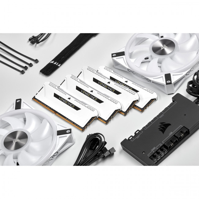 Память оперативная Corsair Vengeance RGB PRO SL CMH32GX4M2E3200C16W — для бизнеса и офиса