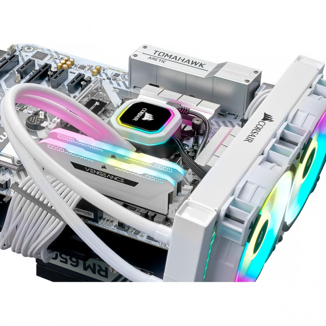 Память оперативная Corsair Vengeance RGB PRO SL CMH32GX4M2E3200C16W — для бизнеса и офиса