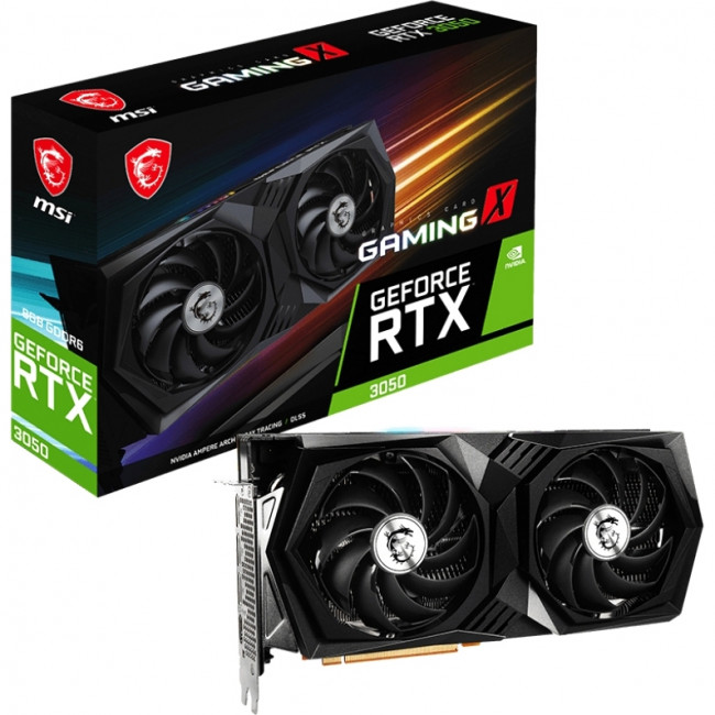 Видеокарта MSI GeForce RTX 3050 GAMING X 8G — для бизнеса и офиса