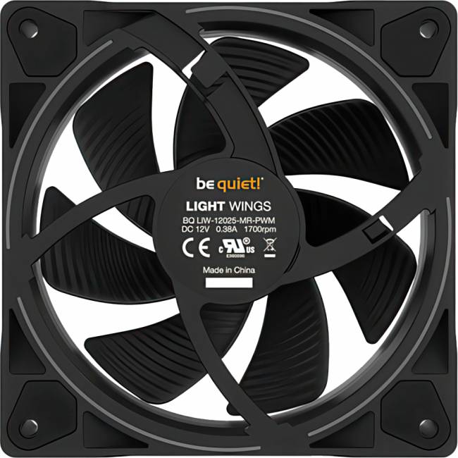 Кулер для корпуса Be Quiet LIGHT WINGS BL072 — для бизнеса и офиса