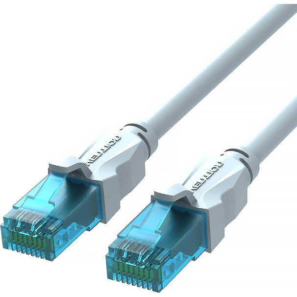 Патч-корд Vention прямой UTP cat.5е, RJ45 - 5м. Серый Vention VAP-A10-S500