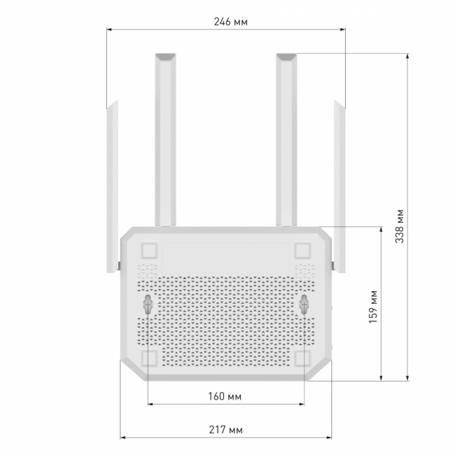 Маршрутизатор Netcraze Ultra NC-1812 — для бизнеса и офиса Маршрутизатор Netcraze Ultra NC-1812 — для бизнеса и офиса