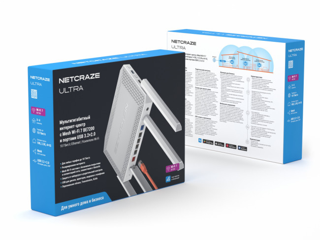 Маршрутизатор Netcraze Ultra NC-1812 — для бизнеса и офиса Маршрутизатор Netcraze Ultra NC-1812 — для бизнеса и офиса