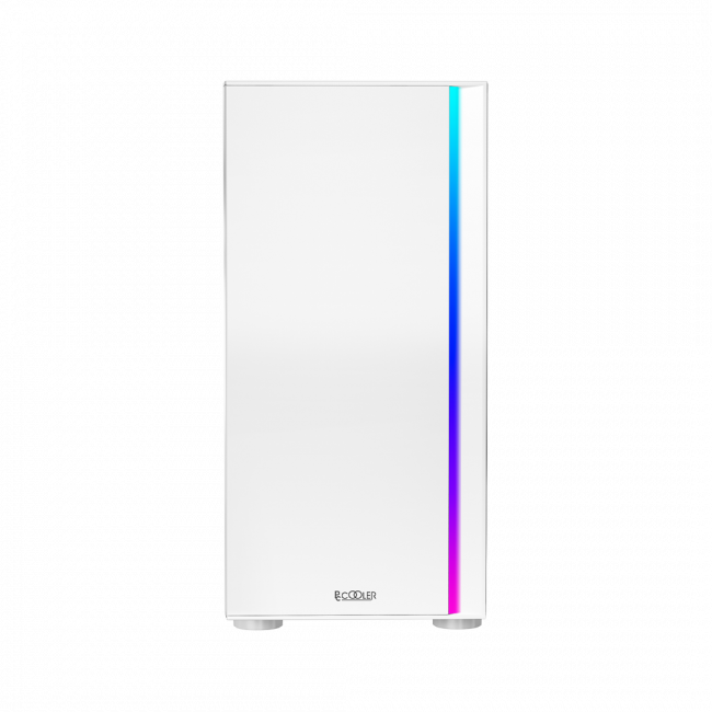 Корпус без блока питания PcCooler  LM300 ARGB WH — для бизнеса и офиса