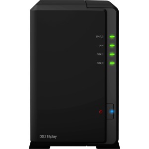 Сетевое хранилище без дисков Synology DS218play