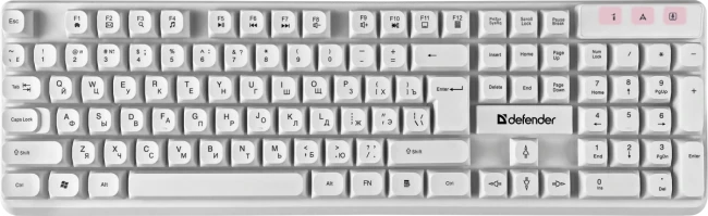 Defender Беспроводной набор Milan C-992 RU,белый,полноразмерный Defender 45994 Defender Беспроводной набор Milan C-992 RU,белый,полноразмерный Defender 45994