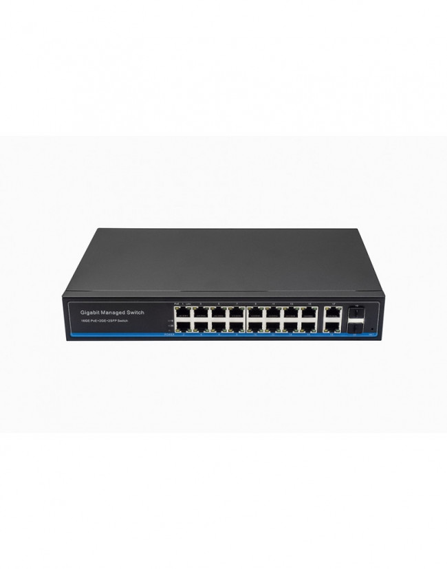Управляемый L2 PoE коммутатор Gigabit Ethernet NST NS-SW-16G4G-PL