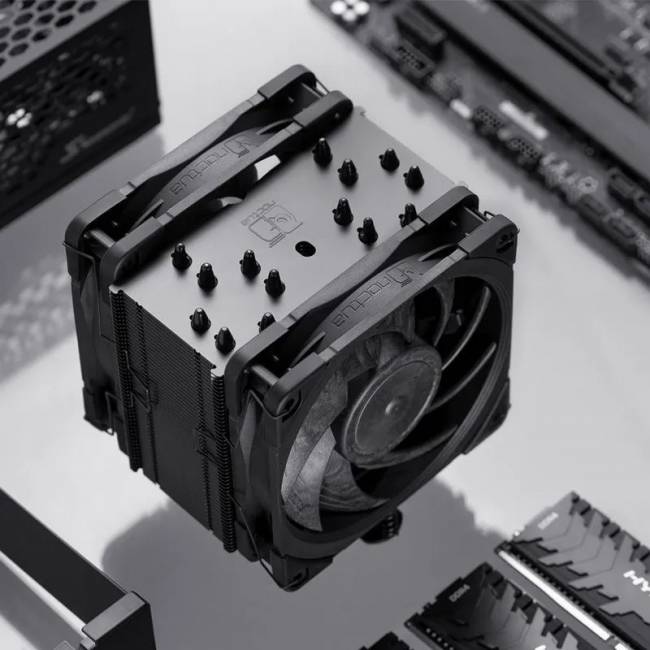 Кулер для процессора Noctua CPU Cooler NH-U12A chromax.black Black — для бизнеса и офиса