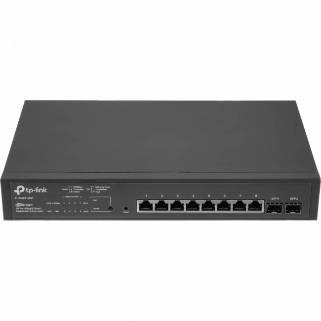 Коммутатор TP-Link SG2210MP — для бизнеса и офиса Коммутатор TP-Link SG2210MP — для бизнеса и офиса