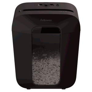 Шредер Fellowes® Powershred® LX50, DIN P-4, 4х37мм, 9лст.,  17 лтр., уничт.: скрепки,скобы,карты Fellowes FS-44060