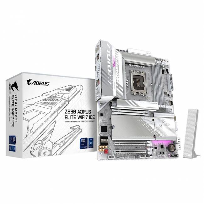 Материнская плата Gigabyte Z890 AORUS ELITE WIFI7 ICE — для бизнеса и офиса