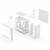Корпус ПК без блока питания Fractal Design Epoch XL TG Clear White — для бизнеса и офиса Корпус ПК без блока питания Fractal Design Epoch XL TG Clear White — для бизнеса и офиса