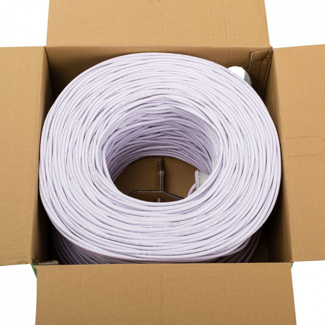 Витая пара UTP cat 6 (CU, 0.5 mm, 305 m) медь ATcom AT4377 — для бизнеса и офиса