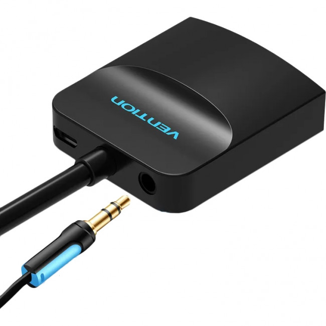 Мультимедиа конвертер Vention VGA + аудио > HDMI, гибкий, черный Мультимедиа конвертер Vention VGA M/HDMI F/mini Jack 3.5 mm F/micro USB 2.0 Type-B F (ACNBB)
