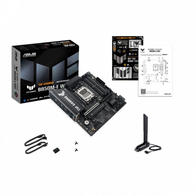 Материнская плата ASUS TUF GAMING B850M-E WIFI — для бизнеса и офиса Материнская плата ASUS TUF GAMING B850M-E WIFI — для бизнеса и офиса
