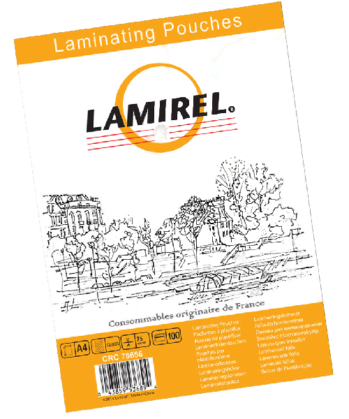 Пленка А4, 75мкм, 100 шт. Lamirel LA-78656 — для бизнеса и офиса