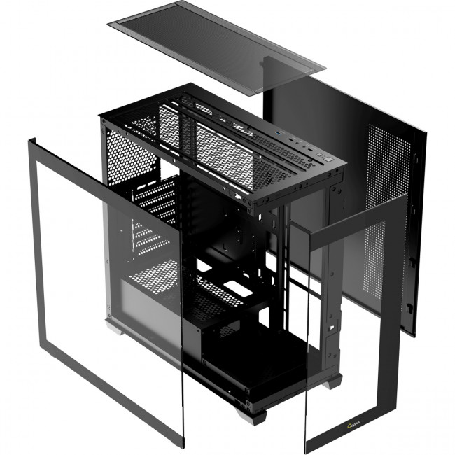 Корпус ПК без блока питания Ocypus Gamma-C72-BKD000XX-GL — для бизнеса и офиса Корпус ПК без блока питания Ocypus Gamma-C72-BKD000XX-GL — для бизнеса и офиса