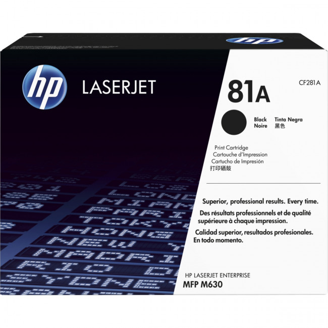 Тонер-картридж HP 81A Black Original LaserJet Toner Cartridge (CF281A)