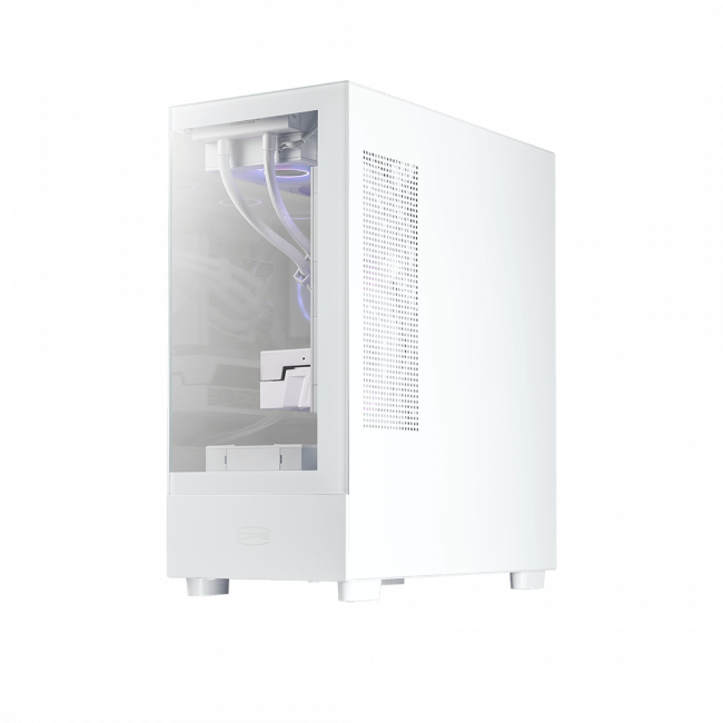 Корпус без блока питания PCCooler C3 Q500 WH — для бизнеса и офиса
