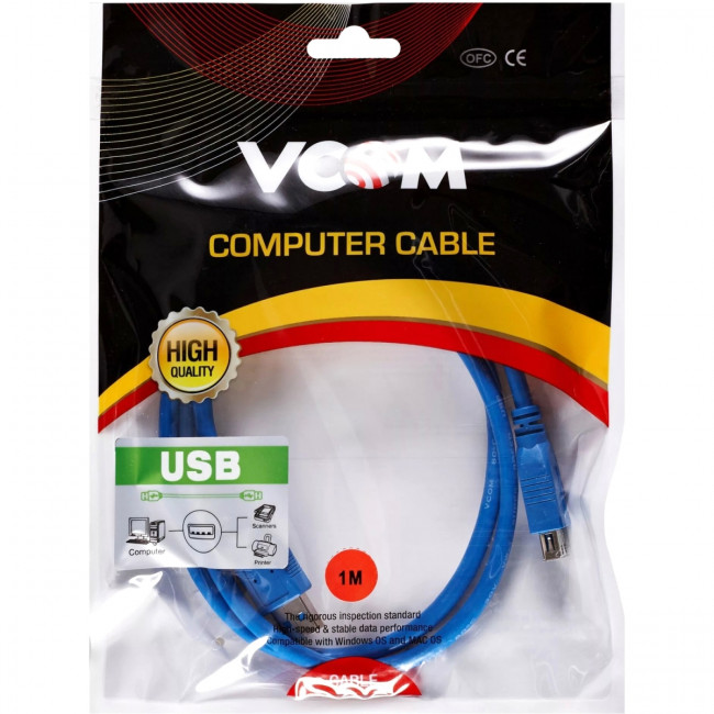 Кабель удлинительный USB3.0 Am-Af 1m VCOM (VUS7065-1M) Кабель VCOM 1 м (VUS7065-1M)
