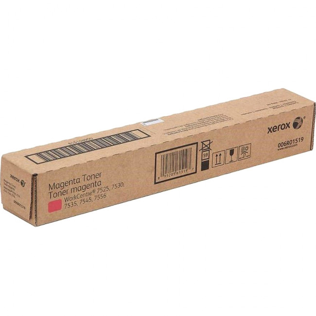 ТОНЕР-КАРТРИДЖ ПУРПУРНЫЙ WC7545, 15K Xerox 006R01519 — для бизнеса и офиса