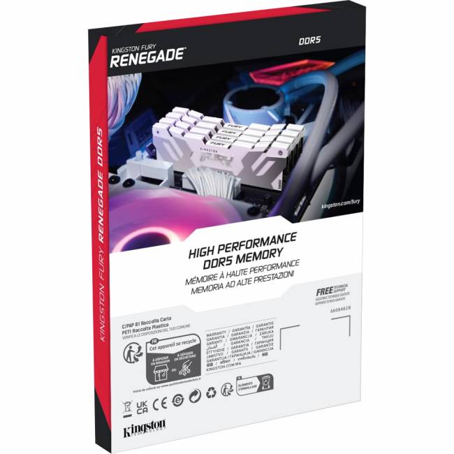 Память оперативная Kingston FURY Renegade KF564C32RWK2-64 — для бизнеса и офиса Память оперативная Kingston FURY Renegade KF564C32RWK2-64 — для бизнеса и офиса