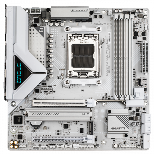 Материнская плата GIGABYTE B850M EAGLE WF6E ICE — для бизнеса и офиса Материнская плата GIGABYTE B850M EAGLE WF6E ICE — для бизнеса и офиса