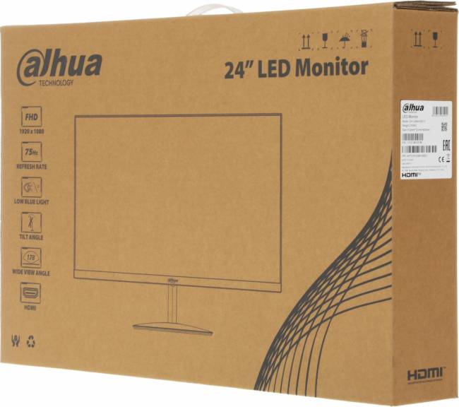 Монитор Dahua DHI-LM24-A201Y — для бизнеса и офиса