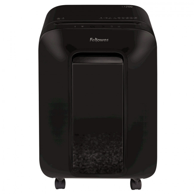 Шредер Fellowes® Powershred® LX200, черный, DIN P-4, 4х12 мм, 12 лст., 22 лтр., Jam Proof™, SafeSense, шт Fellowes FS-55022 — для бизнеса и офиса Шредер Fellowes® Powershred® LX200, черный, DIN P-4, 4х12 мм, 12 лст., 22 лтр., Jam Proof™, SafeSense, шт Fellowes FS-55022 — для бизнеса и офиса