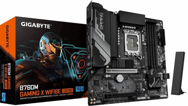 Материнская плата Gigabyte B760M G X WF6E GEN5 — для бизнеса и офиса
