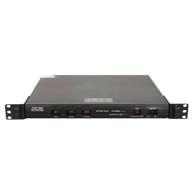 ИБП KIN-600AP, RackMount, линейно-интерактивный, 600 ВA, 480 Вт, вход IEC320 C14, 4 розетки IEC320 C13 с резервным питанием,  1 розетка IEC320 C13 с фильтрацией, USB, RS-232, защита RJ45, PF 0.8, ШхГхВ 377х362х44мм, 9.4 кг Powercom KIN-600AP RM