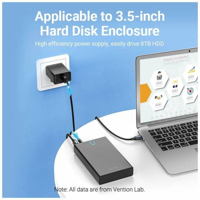 Кабель Vention USB AM/DC-jack 5.5мм M - 1.5м Чёрный Кабель Vention CEYBG USB AM/DC-jack 5.5мм M - 1.5м Чёрный — для бизнеса и офиса