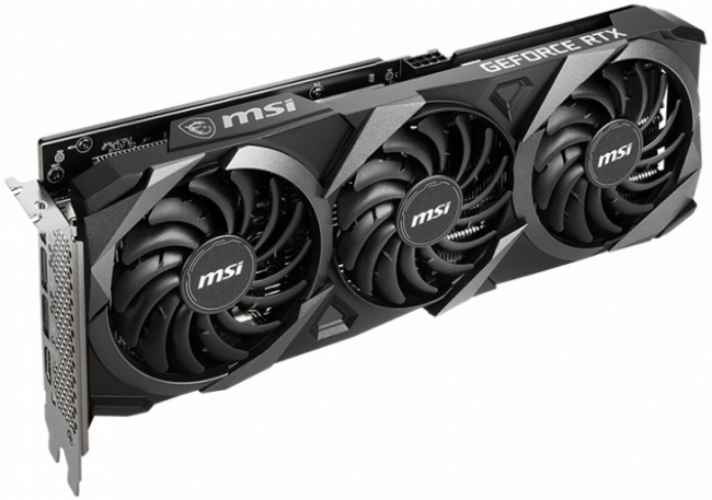 Видеокарта MSI GeForce RTX 3060 Ti VENTUS 3X 8G OC LHR — для бизнеса и офиса