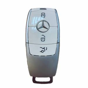 Корпус смарт ключа MERCEDES E/G Class 2017+ белый + вставка HU64