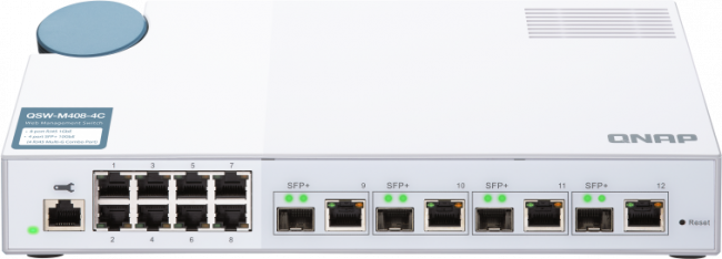 Коммутатор Коммутатор QNAP QSW-M408-4C — для бизнеса и офиса