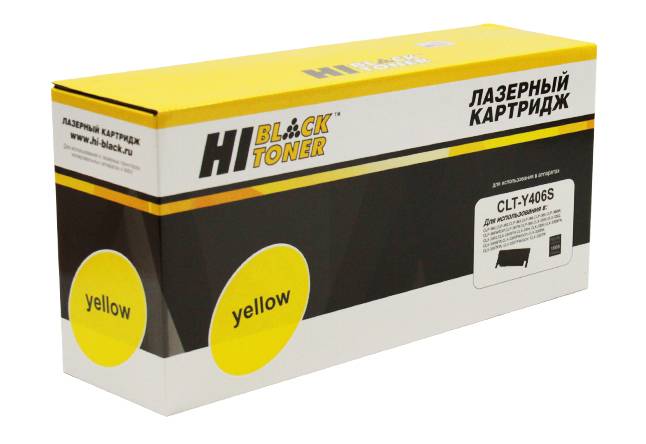 Тонер-картридж Hi-Black (HB-CLT-Y406S) для Samsung CLP-360/365/368/CLX-3300/3305, Y, 1K — для бизнеса и офиса