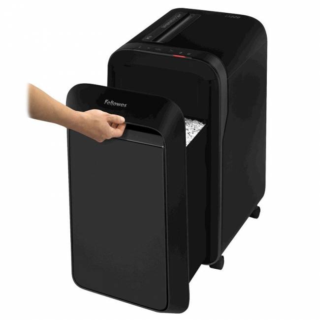 Шредер Fellowes® Powershred® LX220, черный, DIN P-4, 4х12 мм, 20 лст., 30 лтр, Jam Proof™, SafeSense, шт Fellowes FS-55026 — для бизнеса и офиса Шредер Fellowes® Powershred® LX220, черный, DIN P-4, 4х12 мм, 20 лст., 30 лтр, Jam Proof™, SafeSense, шт Fellowes FS-55026 — для бизнеса и офиса