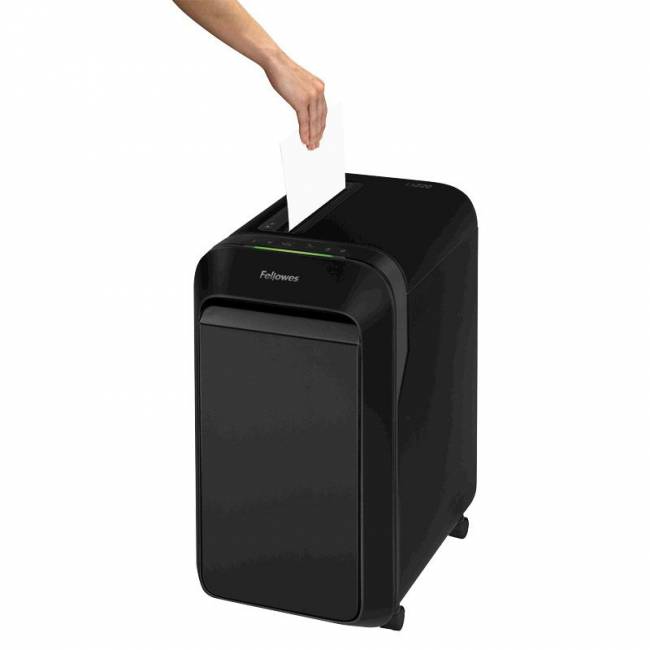 Шредер Fellowes® Powershred® LX220, черный, DIN P-4, 4х12 мм, 20 лст., 30 лтр, Jam Proof™, SafeSense, шт Fellowes FS-55026 — для бизнеса и офиса Шредер Fellowes® Powershred® LX220, черный, DIN P-4, 4х12 мм, 20 лст., 30 лтр, Jam Proof™, SafeSense, шт Fellowes FS-55026 — для бизнеса и офиса