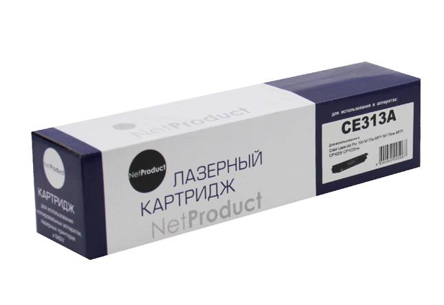 Тонер-картридж NetProduct (N-CE313A) для HP CLJ CP1025/1025nw/Pro M175, M, 1K — для бизнеса и офиса