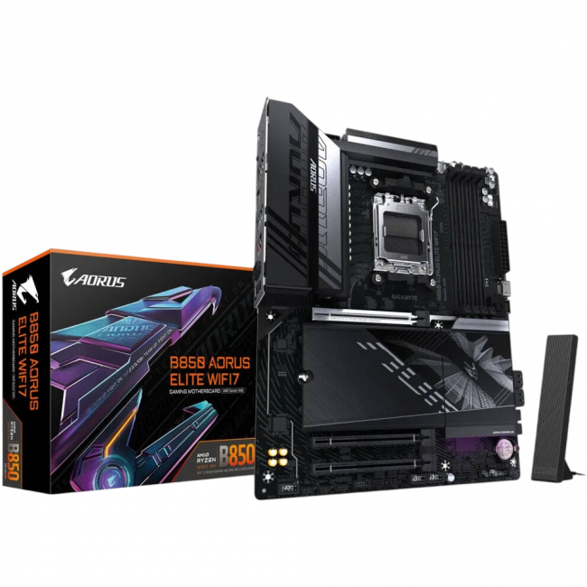 Материнская плата GIGABYTE B850 AORUS ELITE WF7 — для бизнеса и офиса
