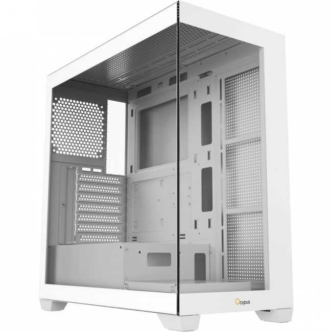 Корпус ПК без блока питания Ocypus Gamma-C72-WHD000XX-GL — для бизнеса и офиса
