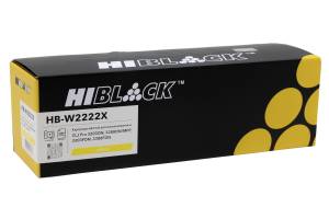 Картридж Hi-Black (HB-W2222X) для HP CLJ Pro 3203DN/3288DN/MFP 3303FDN/3388FDN, Y, 2,5K