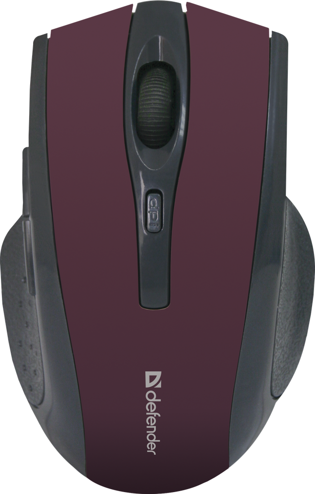 Defender Беспроводная оптическая мышь Accura MM-665 красный,6 кнопок,800-1200 dpi Defender Accura MM-665 красный — для бизнеса и офиса