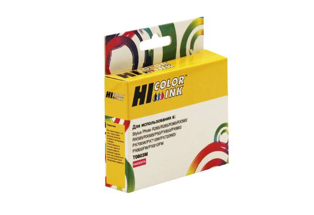 Картридж Hi-Black (HB-T0823) для Epson Stylus R270/295/390/RX590/T50, M — для бизнеса и офиса